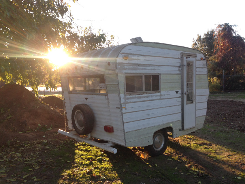 the wild aspen vintage trailer before restoration diy