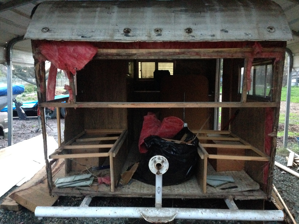 the wild aspen vintage trailer before restoration diy makeover before verbena